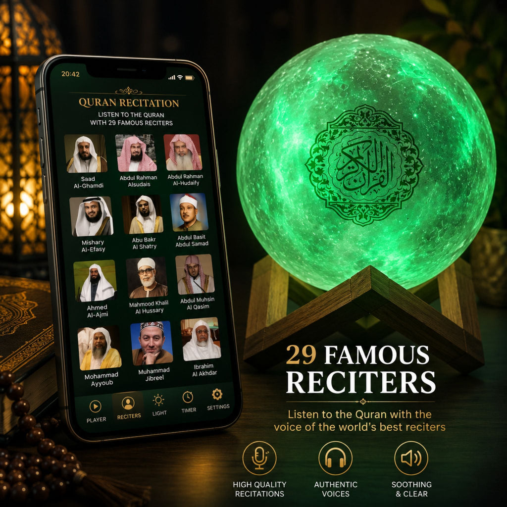 Quran Speaker - Moon Lamp