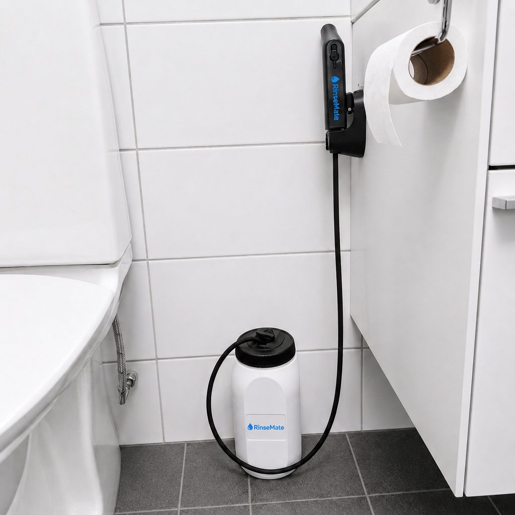 RinseMate Portable Bidet spray modes