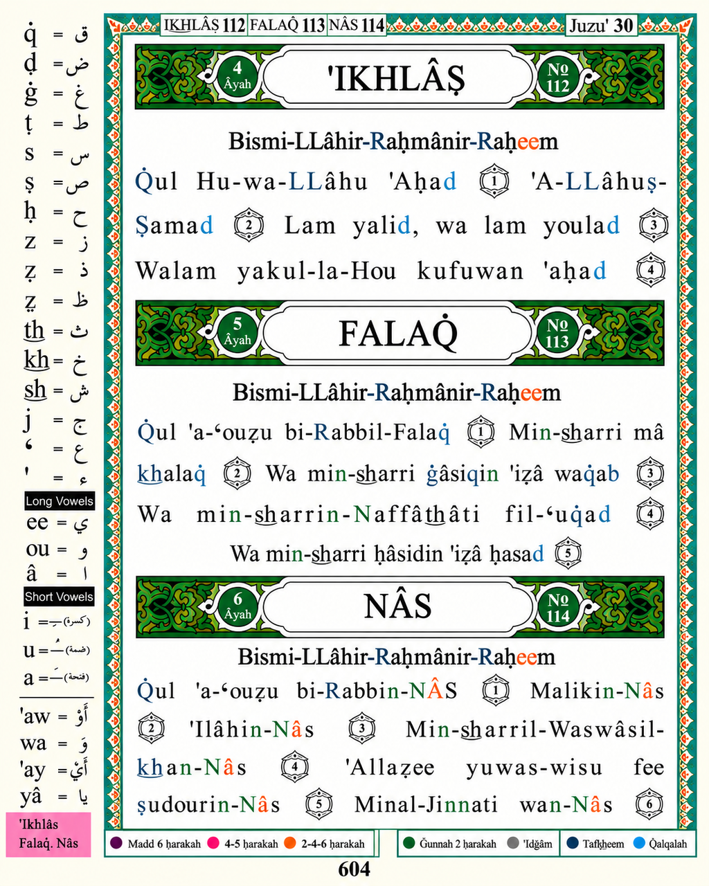Quran - English Transliteration + Translation