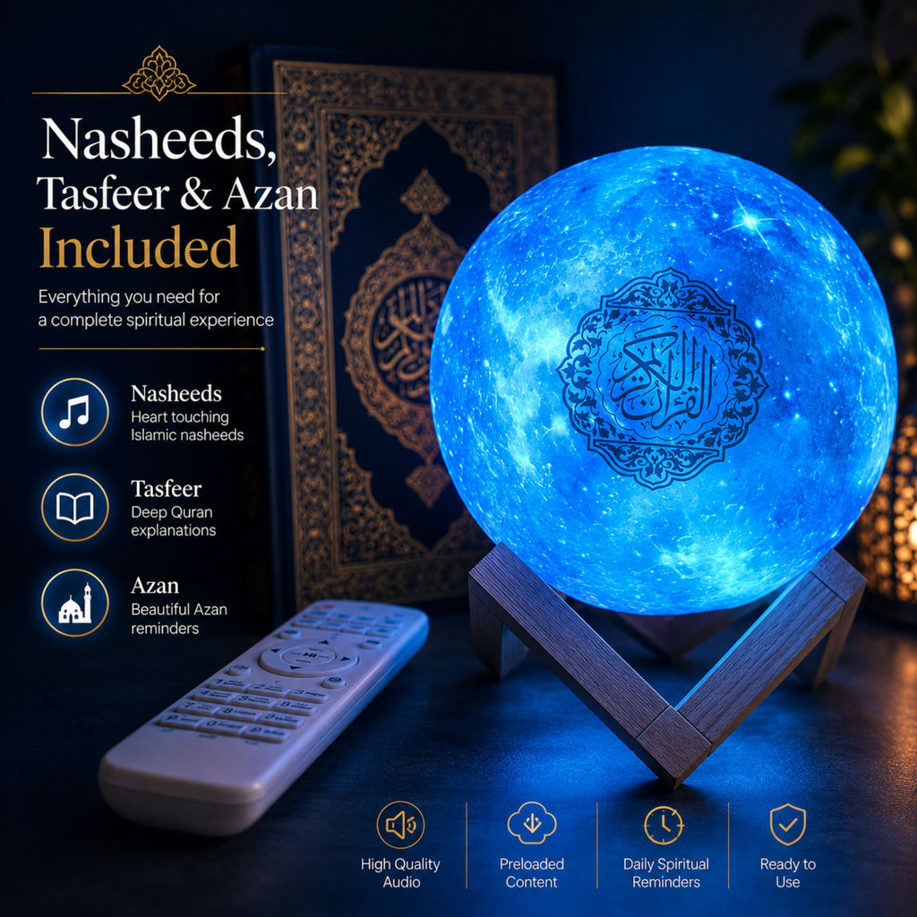 Quran Speaker - Moon Lamp